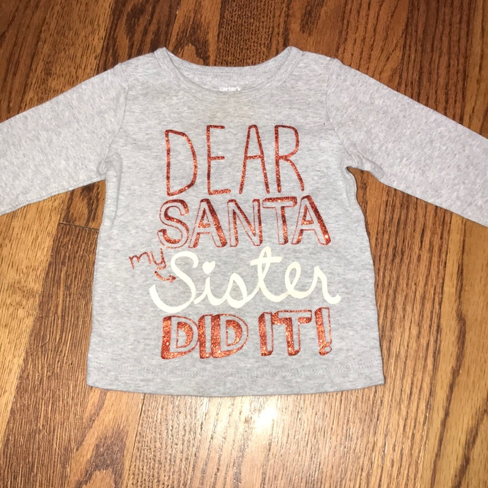 Santa long sleeve tshirt